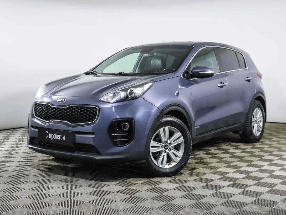 KIA Sportage, Синий, 2018, Автоматическая, 150 л.с., цена от 1 621 900 руб.