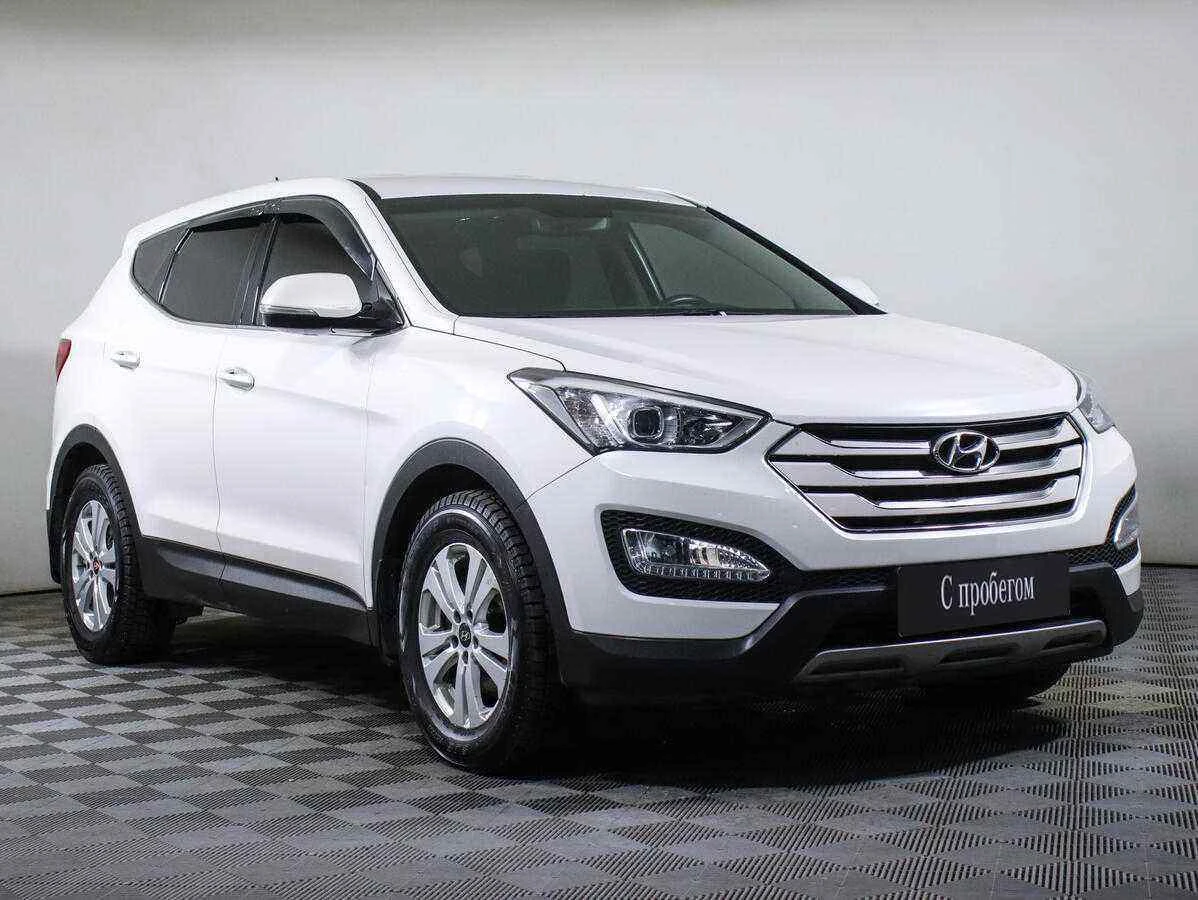 Hyundai Santa Fe, Белый, 2015, Автоматическая, 197 л.с., цена от 1 397 000 руб.