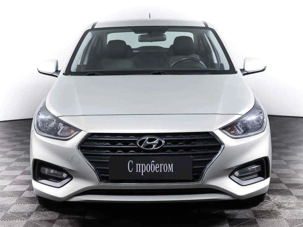 Hyundai Solaris, Серебряный, 2019, Автоматическая, 123 л.с., цена от 755 000 руб.