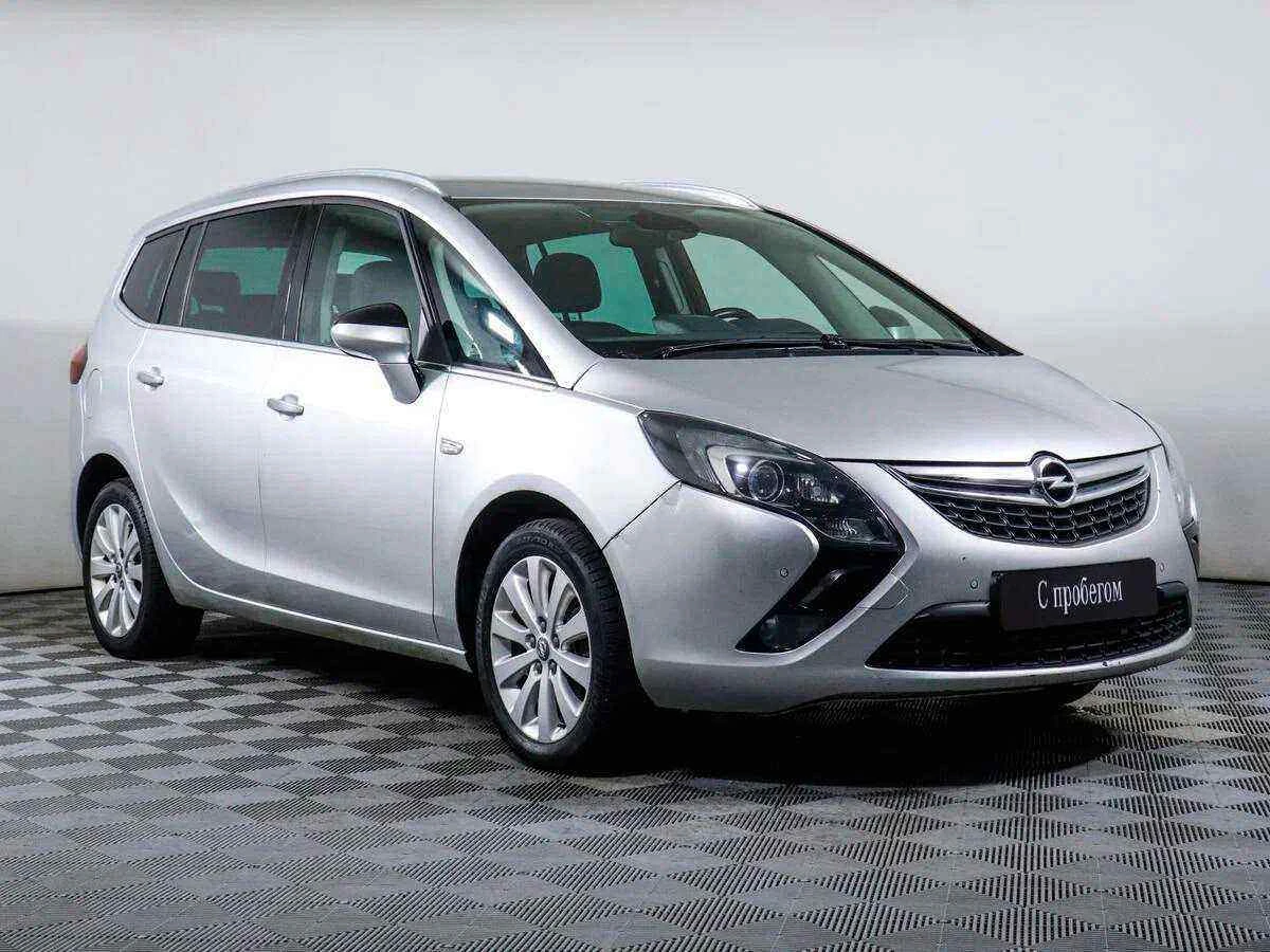 Opel Zafira, Серебряный, 2013, Автоматическая, 140 л.с., цена от 893 500 руб.