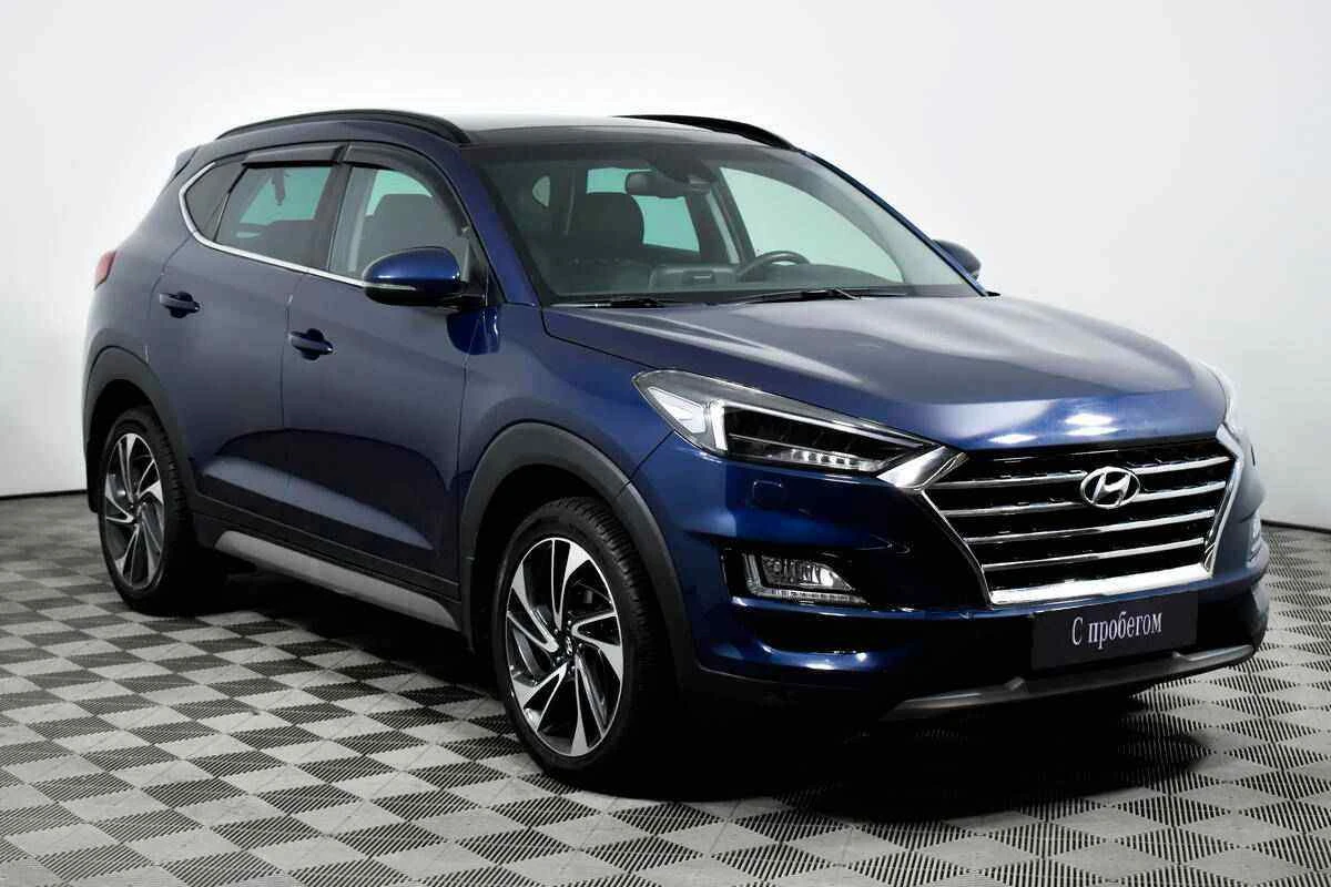 Hyundai Tucson, Синий, 2019, Автоматическая, 184 л.с., цена от 1 700 000 руб.
