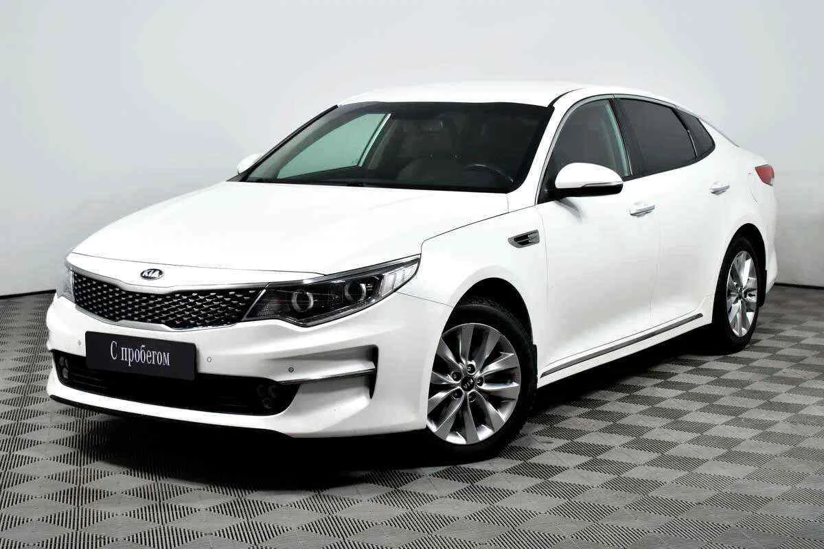 KIA Optima, Белый, 2016, Автоматическая, 188 л.с., цена от 1 180 000 руб.