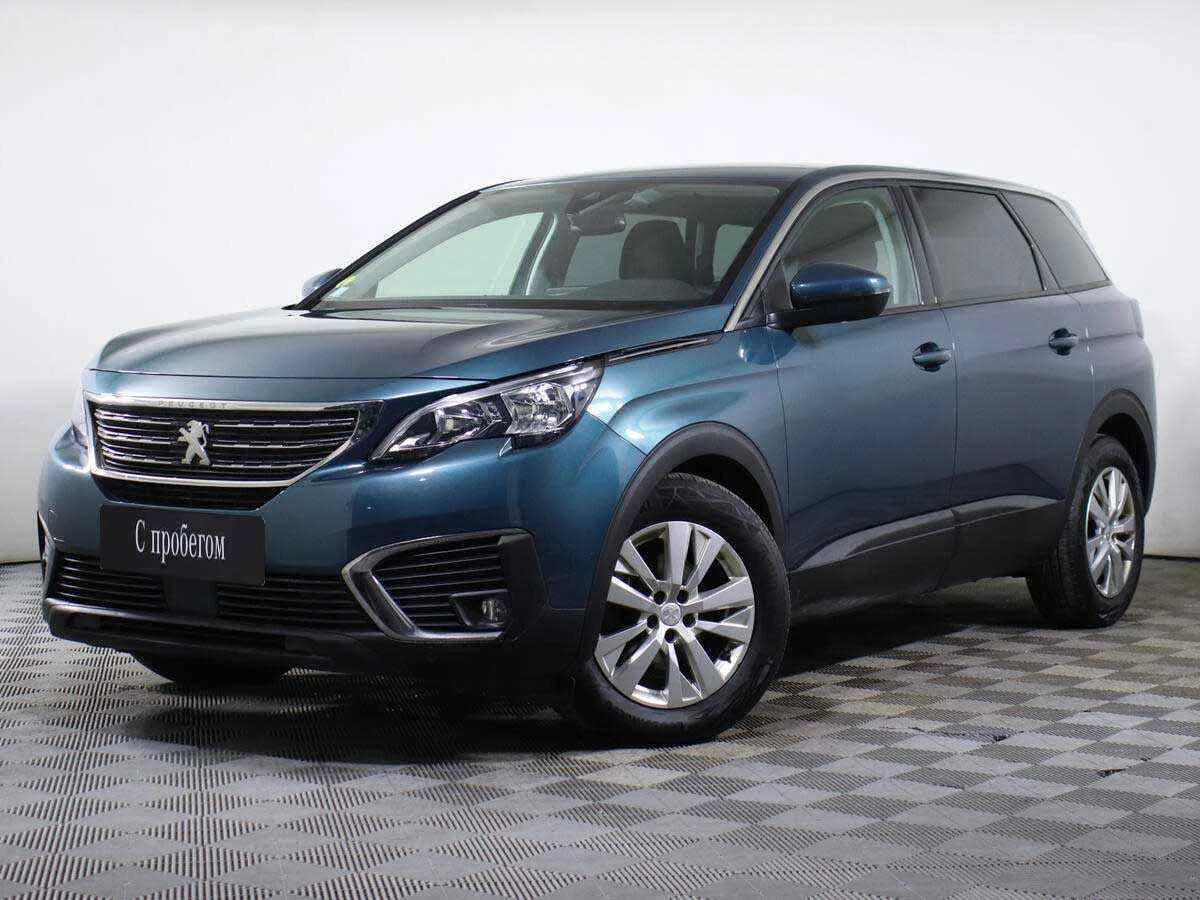 Peugeot 5008, Голубой, 2018, Автоматическая, 120 л.с., цена от 1 212 000 руб.