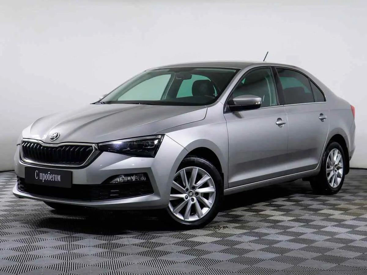 Skoda Rapid, Серебряный, 2021, Автоматическая, 110 л.с., цена от 1 115 000 руб.