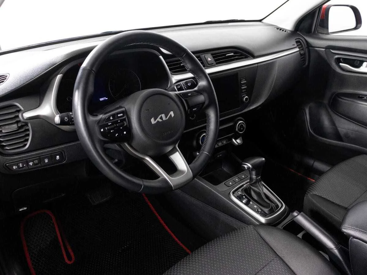 KIA RIO, Красный, 2022, Автоматическая, 123 л.с., цена от 1 096 000 руб.