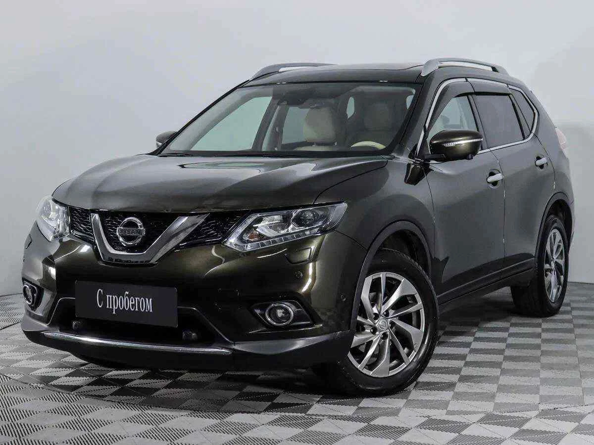 Nissan X-Trail, Зеленый, 2017, Вариатор, 144 л.с., цена от 1 359 000 руб.