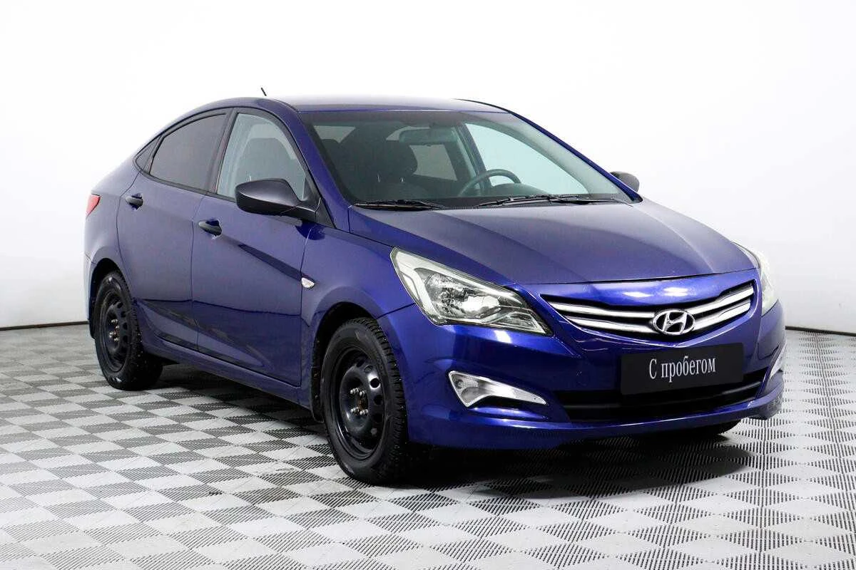 HYUNDAI SOLARIS, Синий, 2015, Автоматическая, 107 л.с., цена от 704 000 руб.