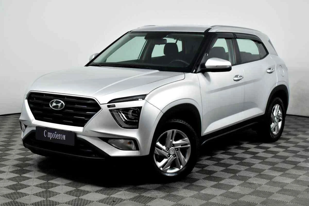 Hyundai Creta, Серебряный, 2022, Автоматическая, 123 л.с., цена от 1 699 000 руб.