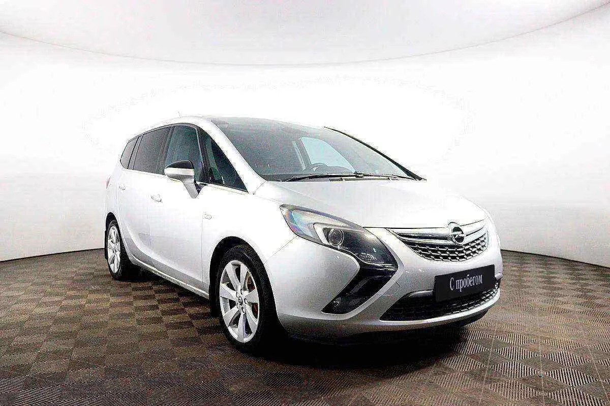 Opel Zafira, Серебряный, 2012, Автоматическая, 130 л.с., цена от 745 600 руб.