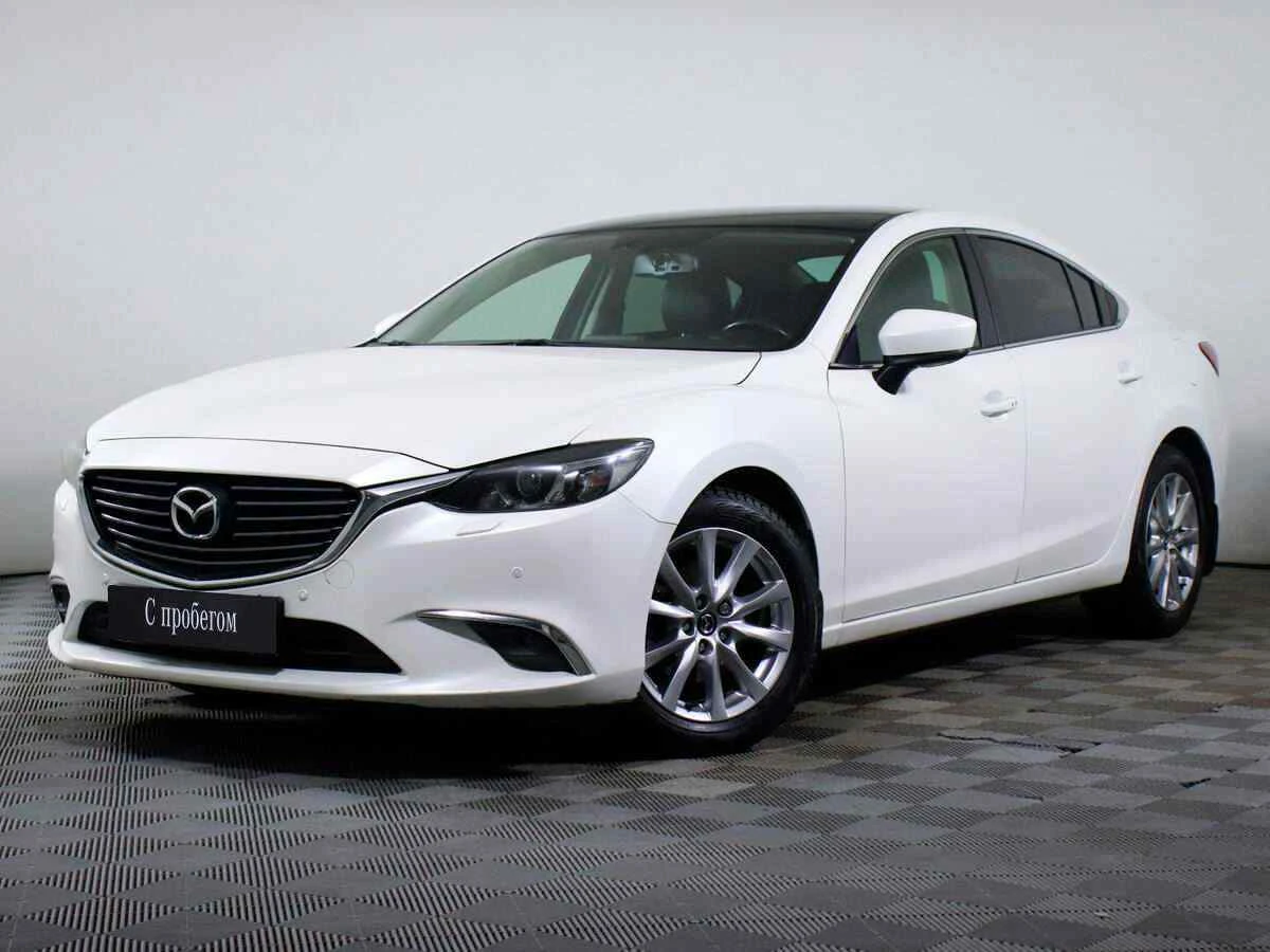 Mazda 6, Белый, 2016, Автоматическая, 192 л.с., цена от 1 090 000 руб.