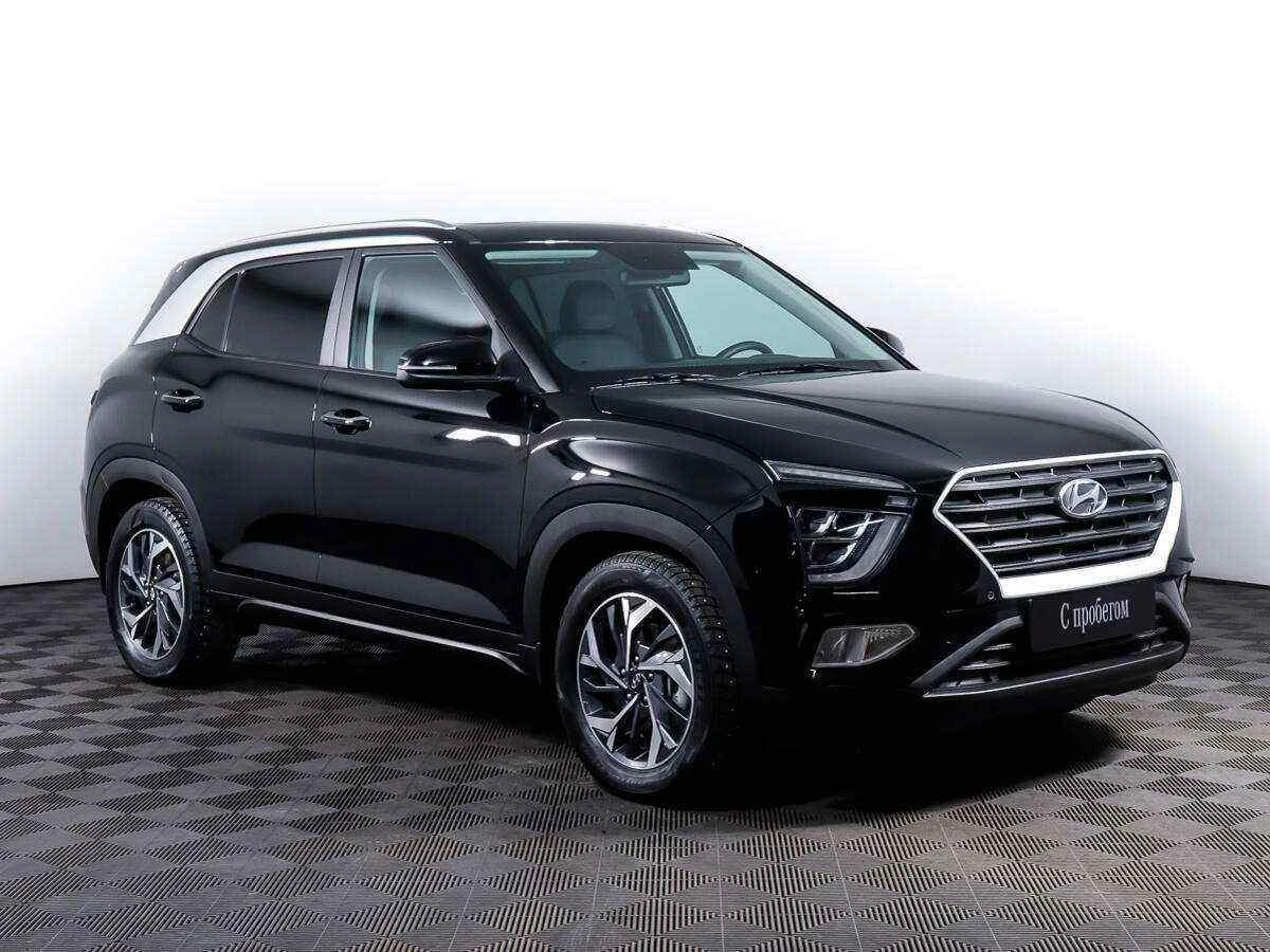 Hyundai Creta, Черный, 2022, Автоматическая, 121 л.с., цена от 1 877 000 руб.
