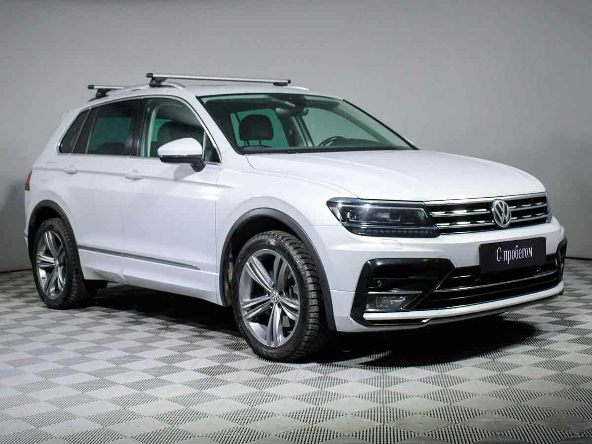 VOLKSWAGEN TIGUAN, Белый, 2019, Робот, 220 л.с., цена от 2 128 000 руб.
