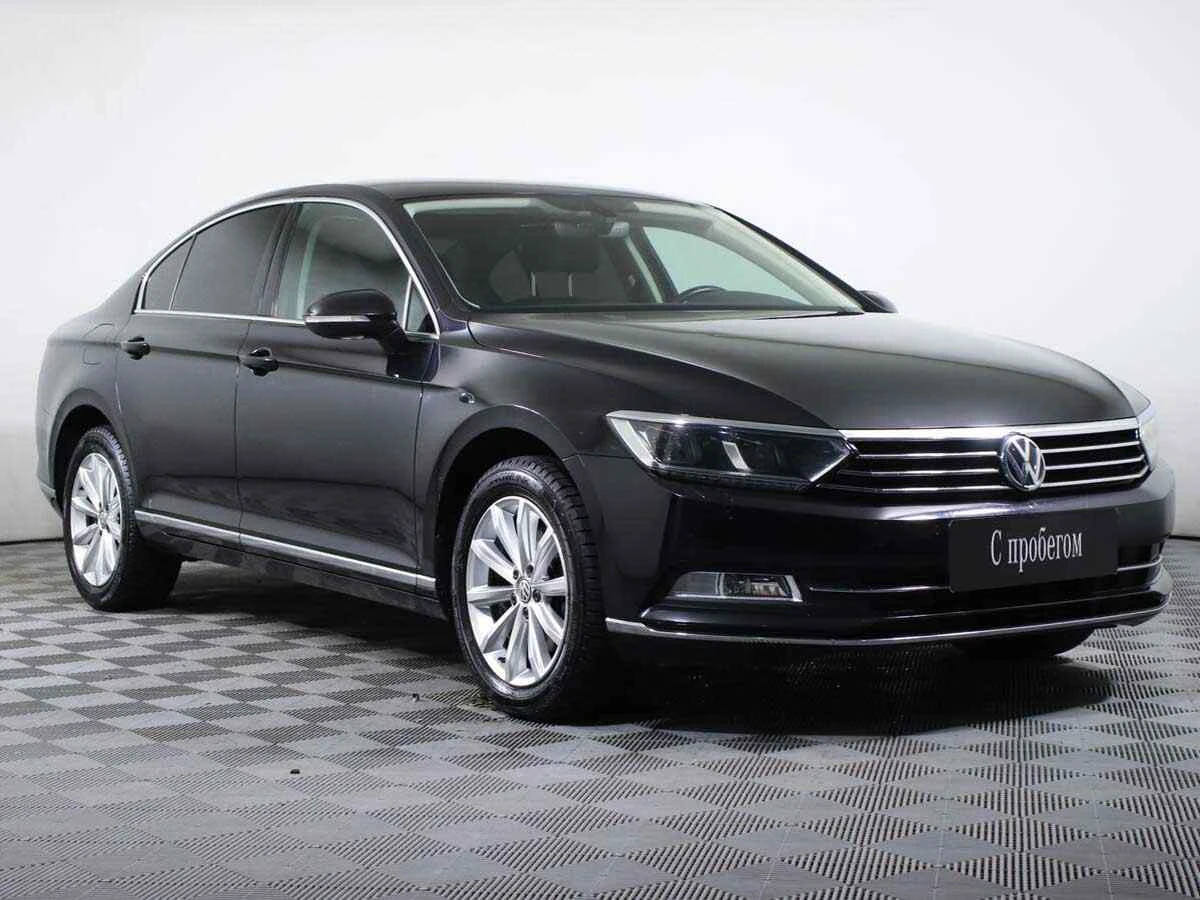 Volkswagen Passat, Черный, 2016, Робот, 150 л.с., цена от 1 200 000 руб.