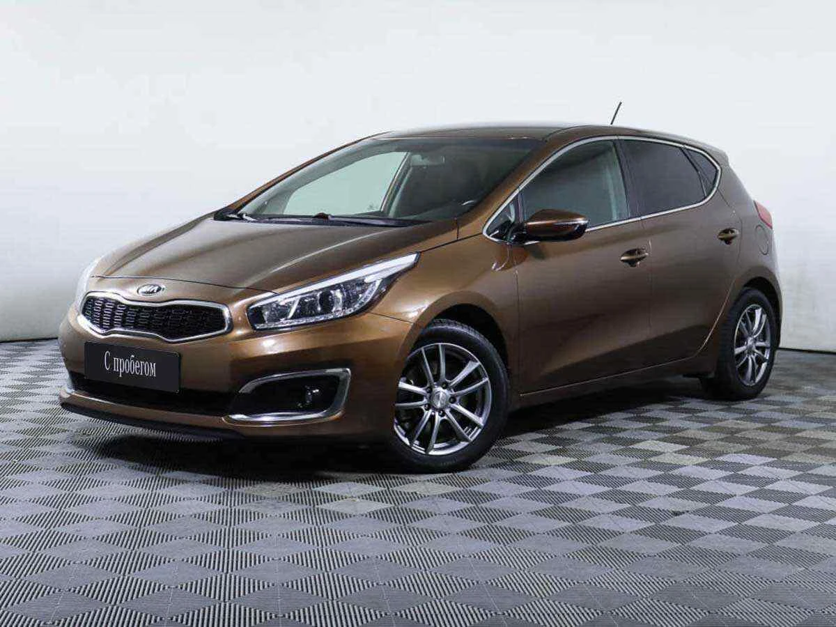 KIA Ceed, Коричневый, 2016, Автоматическая, 130 л.с., цена от 729 000 руб.
