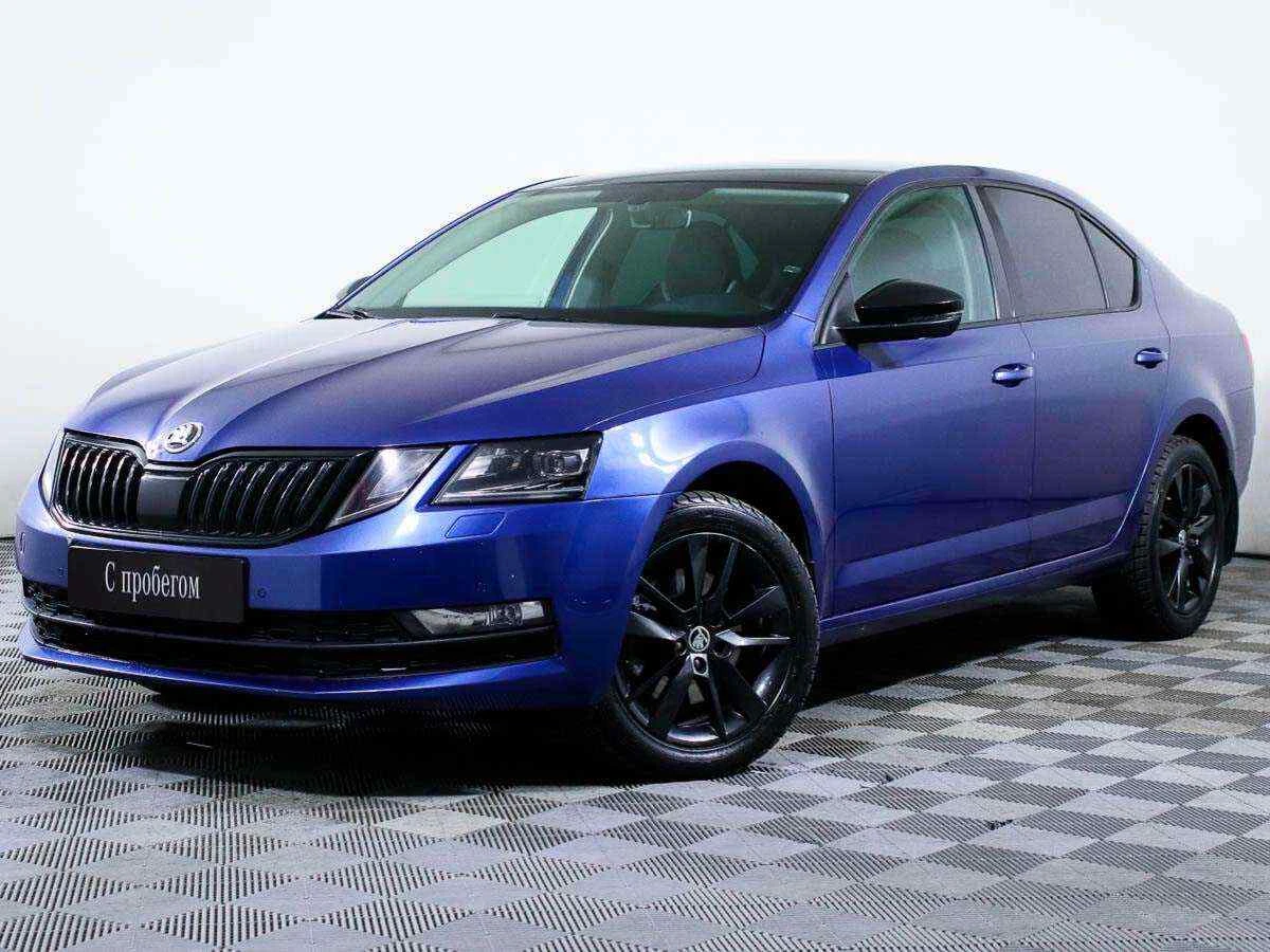 Skoda Octavia, Синий, 2018, Робот, 150 л.с., цена от 1 033 000 руб.