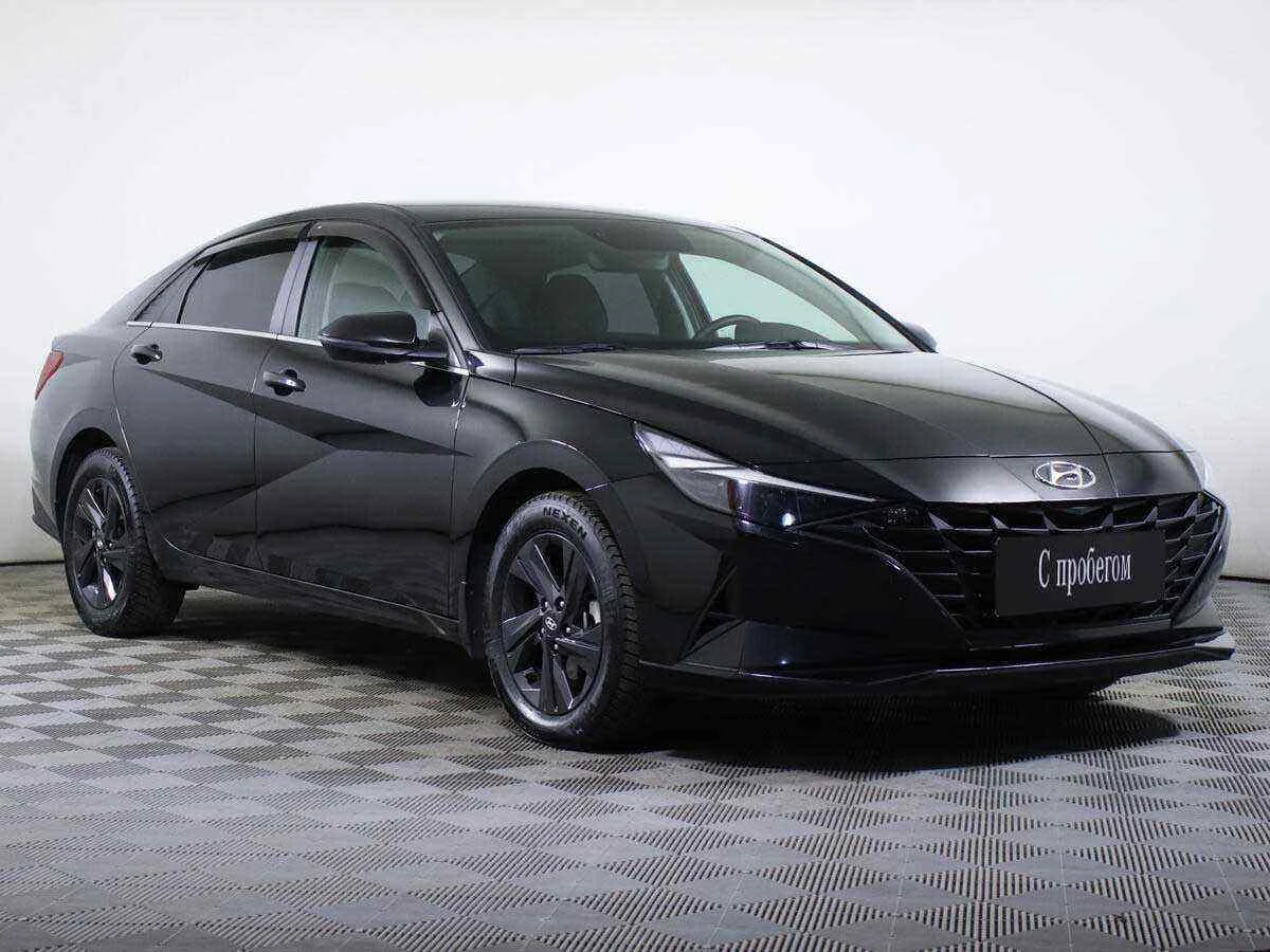 Hyundai Elantra, Черный, 2021, Автоматическая, 150 л.с., цена от 1 519 000 руб.