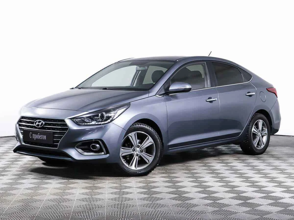 Hyundai Solaris, Серебряный, 2018, Автоматическая, 100 л.с., цена от 549 000 руб.