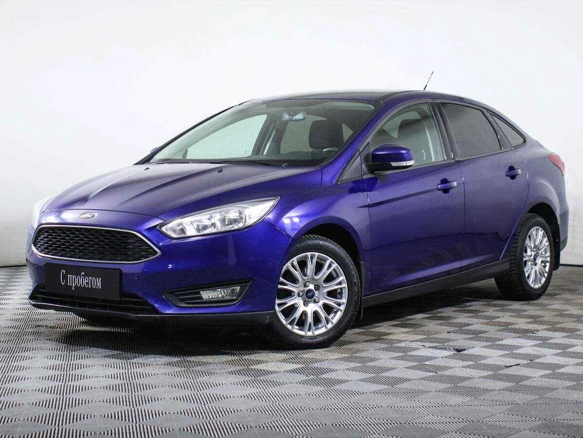 Ford Focus, Синий, 2016, Автоматическая, 125 л.с., цена от 679 000 руб.