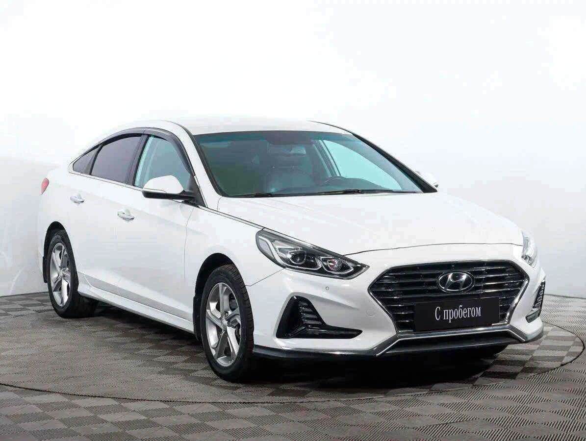 Hyundai Sonata, Белый, 2018, Автоматическая, 150 л.с., цена от 1 252 000 руб.