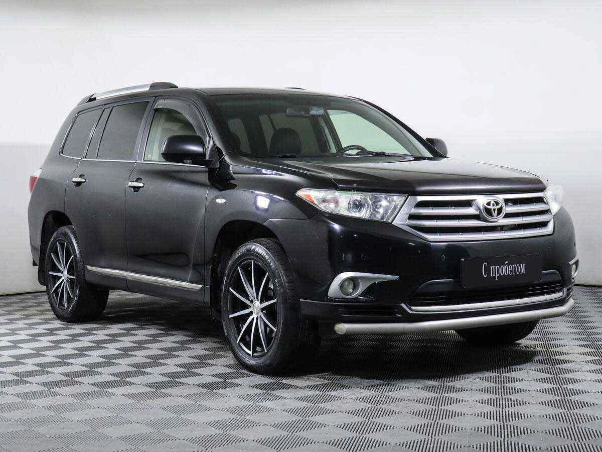 Toyota Highlander, Черный, 2012, Автоматическая, 273 л.с., цена от 1 360 000 руб.