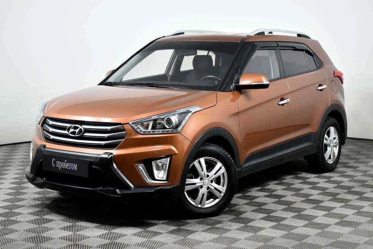 Hyundai Creta, Оранжевый, 2018, Автоматическая, 123 л.с., цена от 1 119 000 руб.