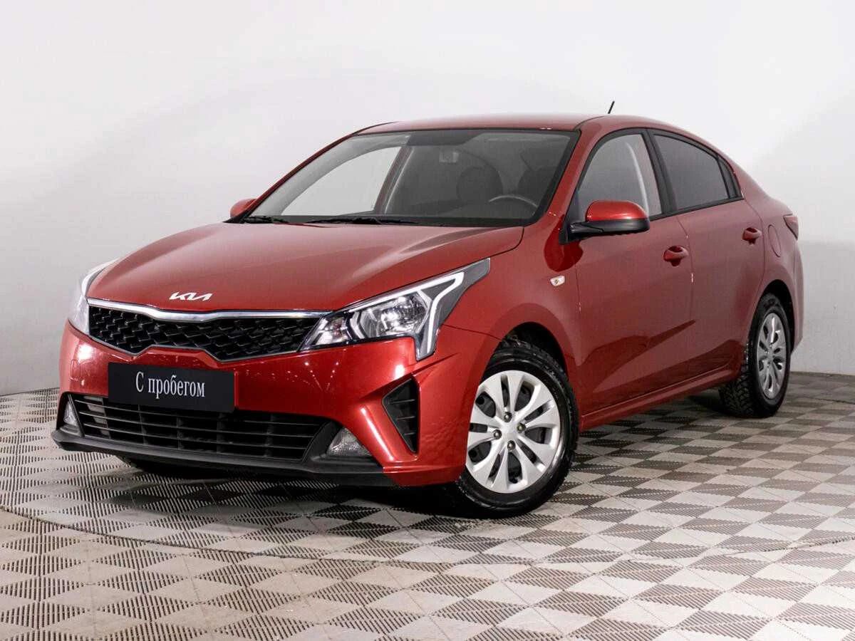 KIA RIO, Красный, 2022, Автоматическая, 123 л.с., цена от 1 096 000 руб.