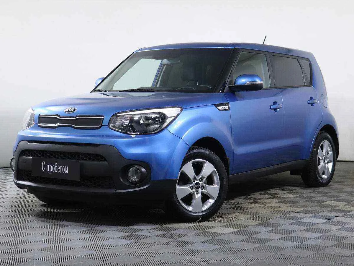 KIA Soul, Голубой, 2016, Автоматическая, 123 л.с., цена от 1 116 000 руб.
