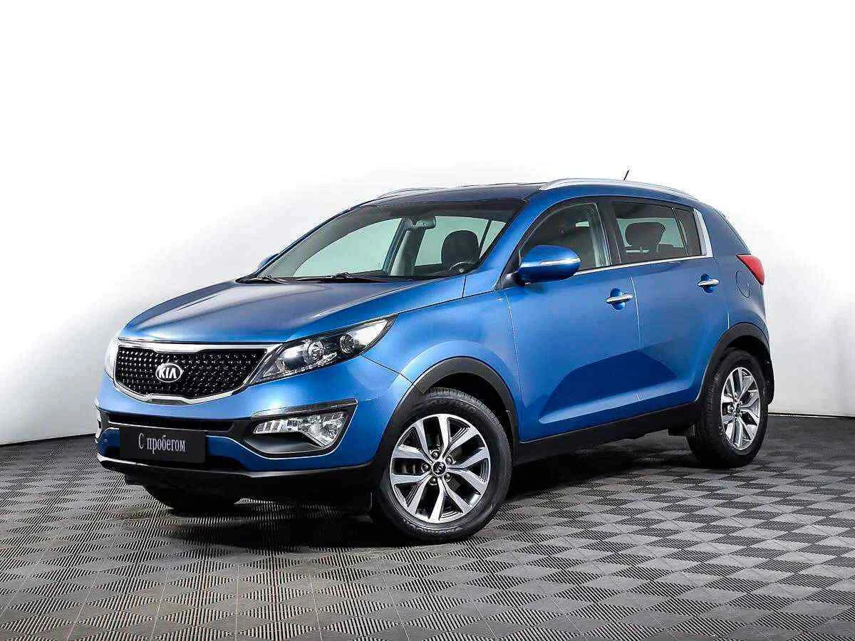 KIA Sportage, Синий, 2015, Автоматическая, 150 л.с., цена от 1 107 400 руб.