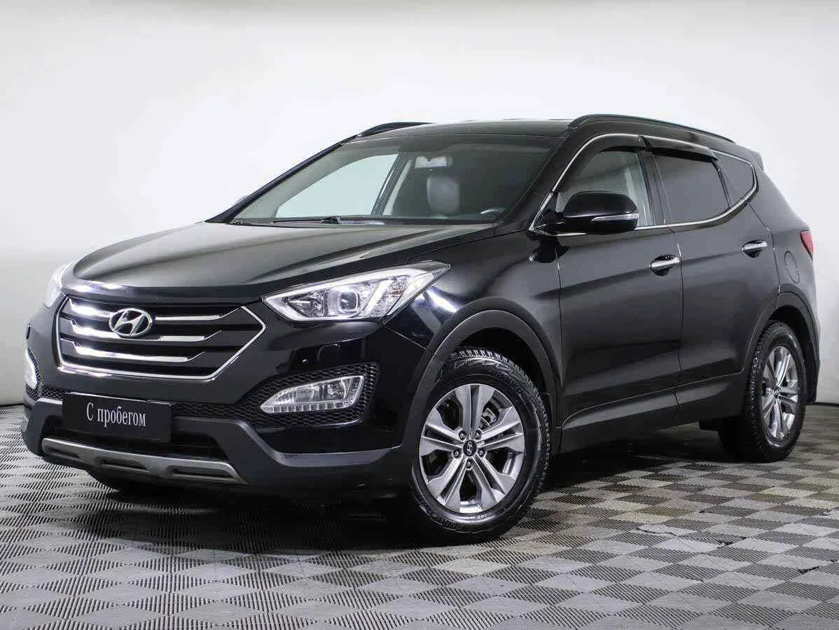 Hyundai Santa Fe, Черный, 2013, Автоматическая, 175 л.с., цена от 1 165 000 руб.