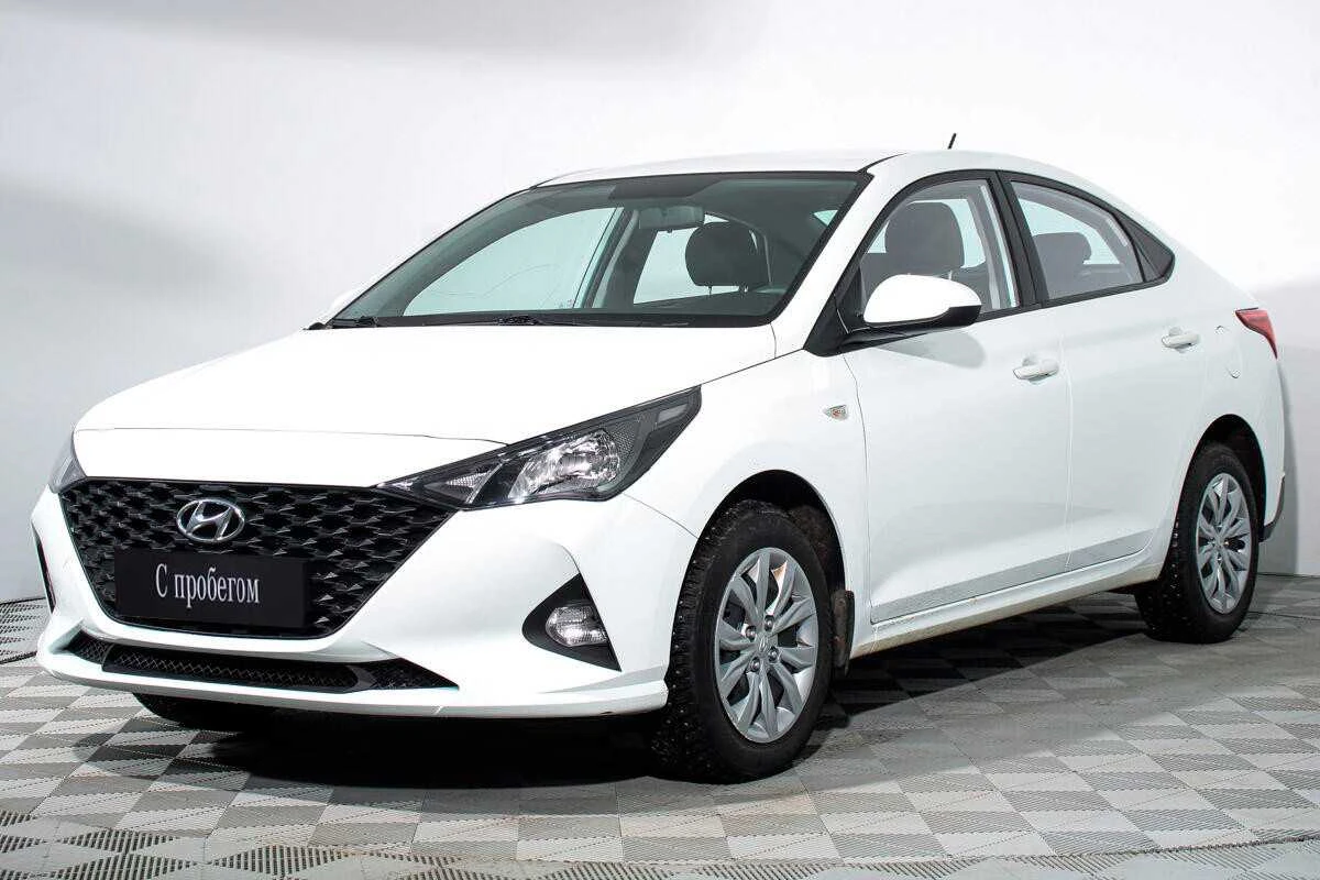 HYUNDAI SOLARIS, Белый, 2020, Автоматическая, 123 л.с., цена от 1 032 000 руб.