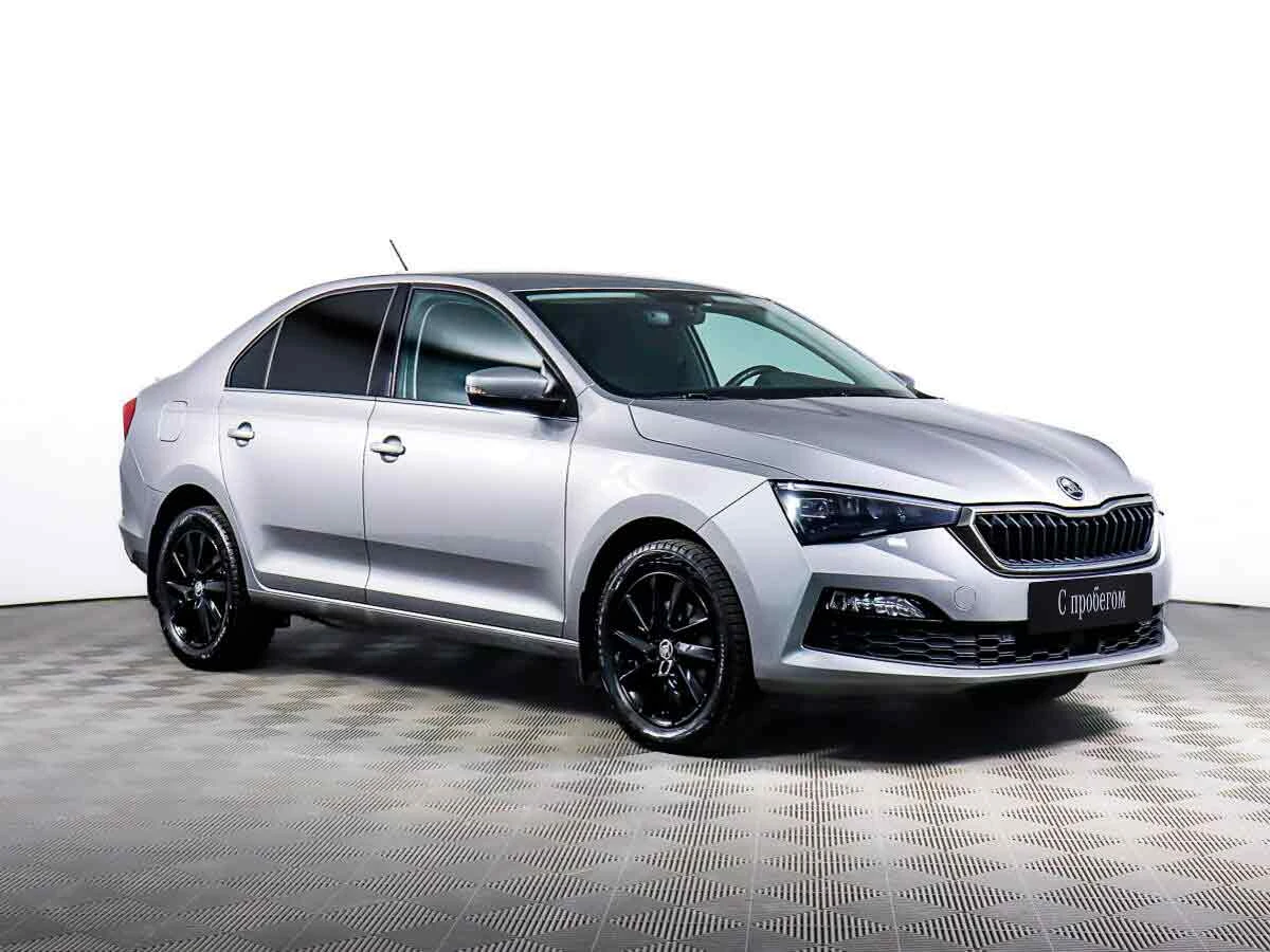 SKODA RAPID, Серебряный, 2021, Робот, 125 л.с., цена от 1 341 600 руб.