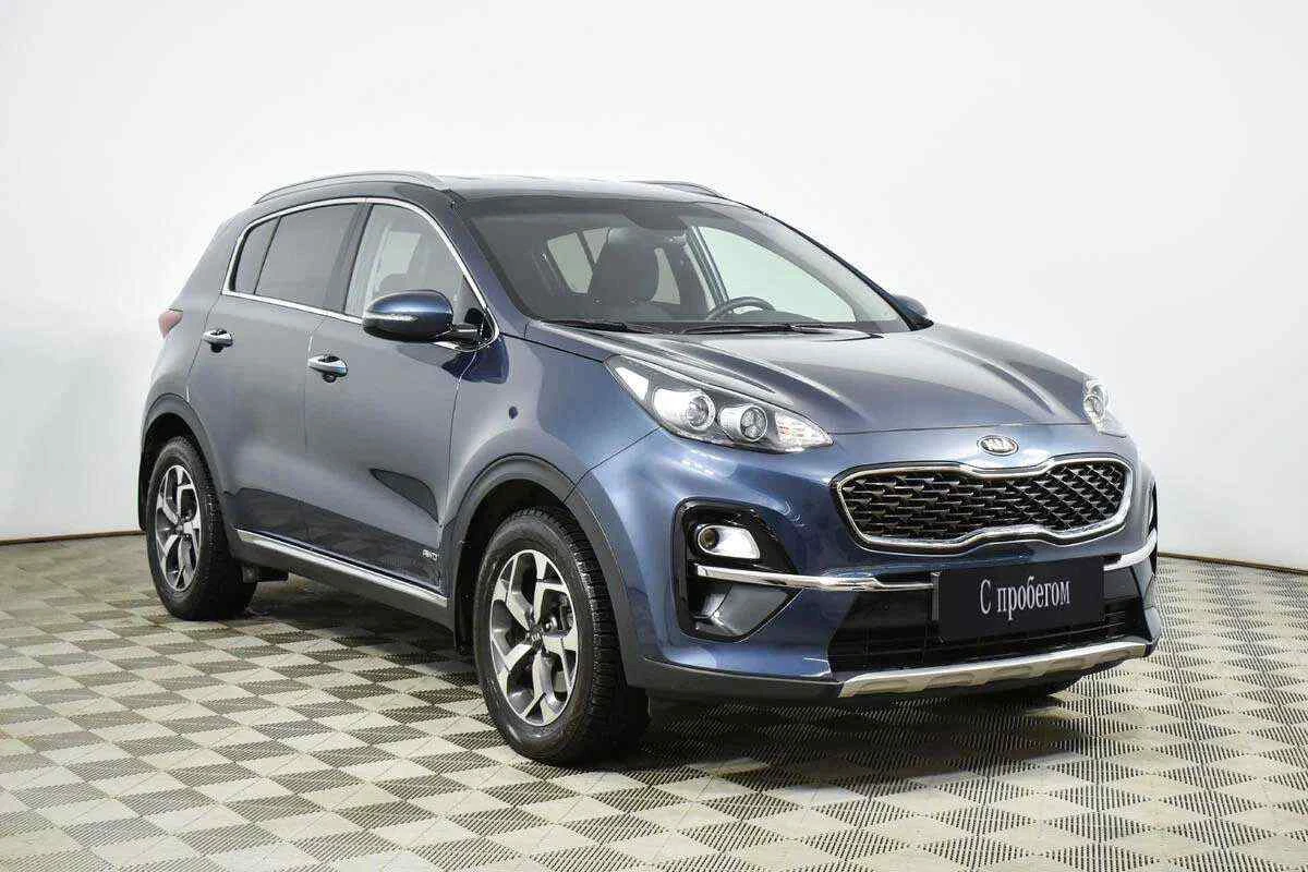 KIA Sportage, Синий, 2019, Автоматическая, 184 л.с., цена от 1 889 400 руб.