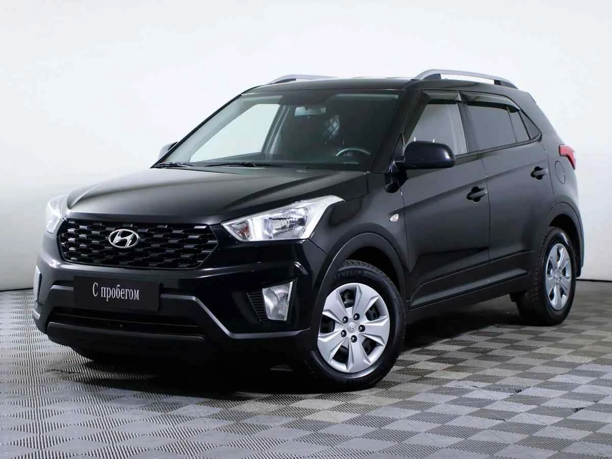 Hyundai Creta, Черный, 2021, Автоматическая, 123 л.с., цена от 1 274 000 руб.