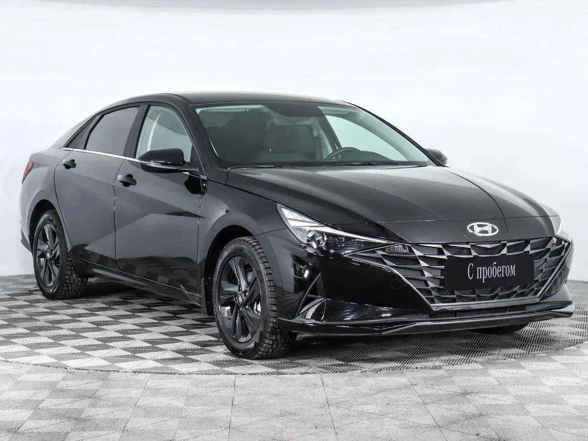 Hyundai Elantra, Черный, 2021, Автоматическая, 128 л.с., цена от 1 628 000 руб.