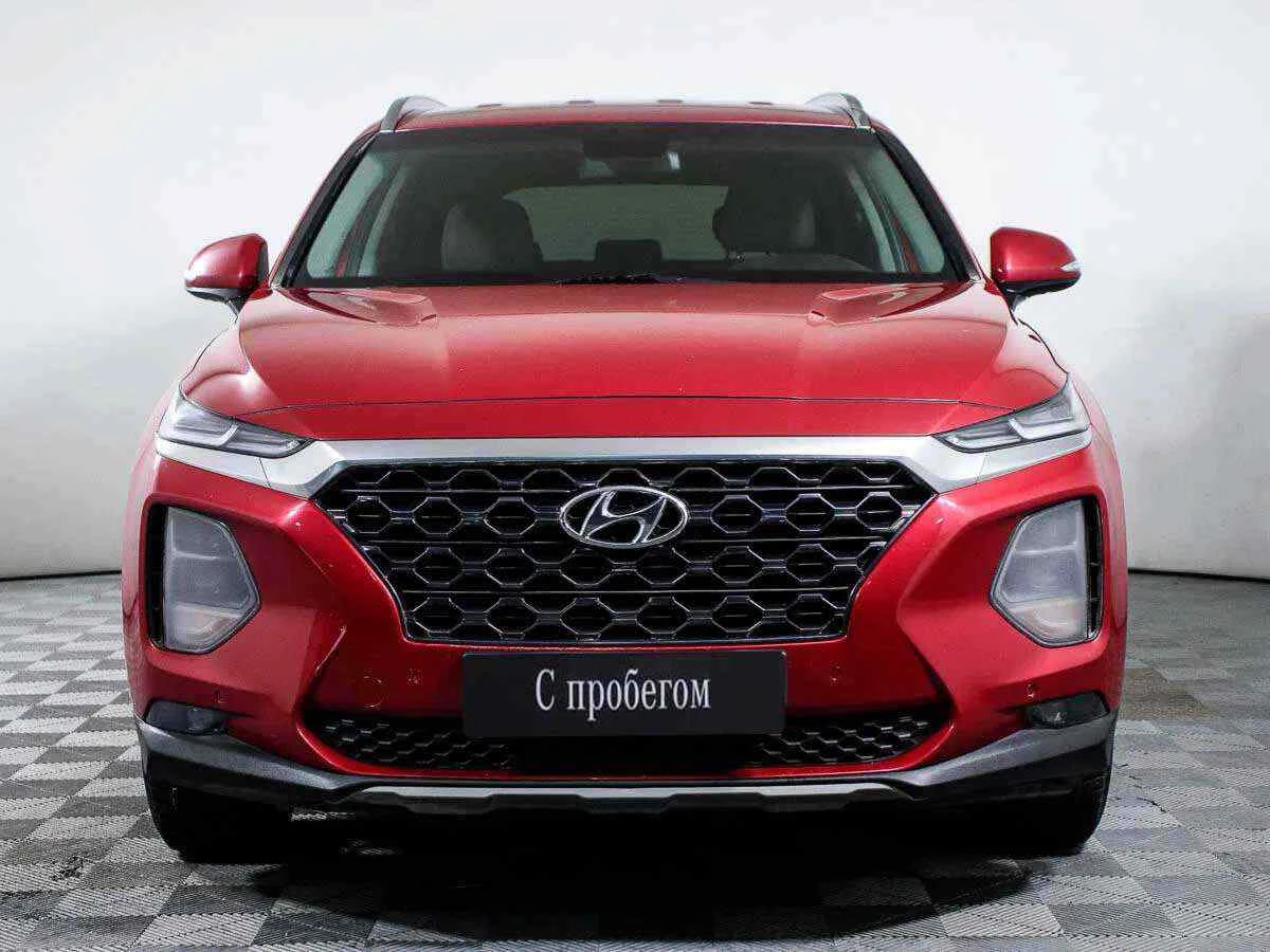 Hyundai Santa Fe, Красный, 2018, Автоматическая, 200 л.с., цена от 1 483 000 руб.