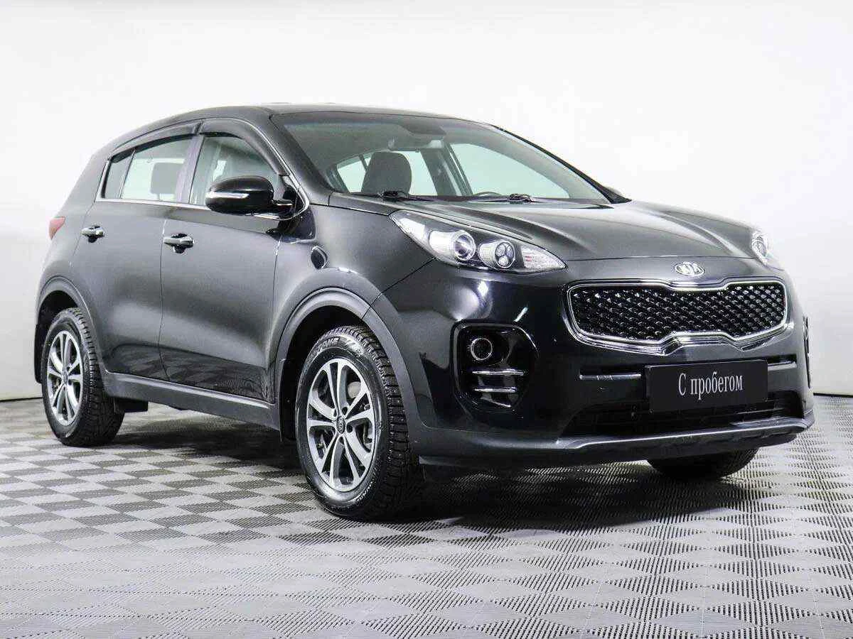 KIA Sportage, Черный, 2017, Автоматическая, 150 л.с., цена от 1 671 800 руб.