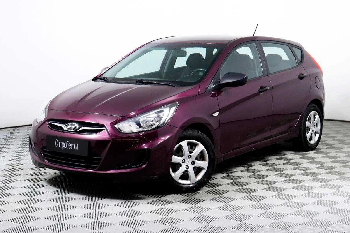 HYUNDAI SOLARIS, Фиолетовый, 2013, Автоматическая, 107 л.с., цена от 648 000 руб.