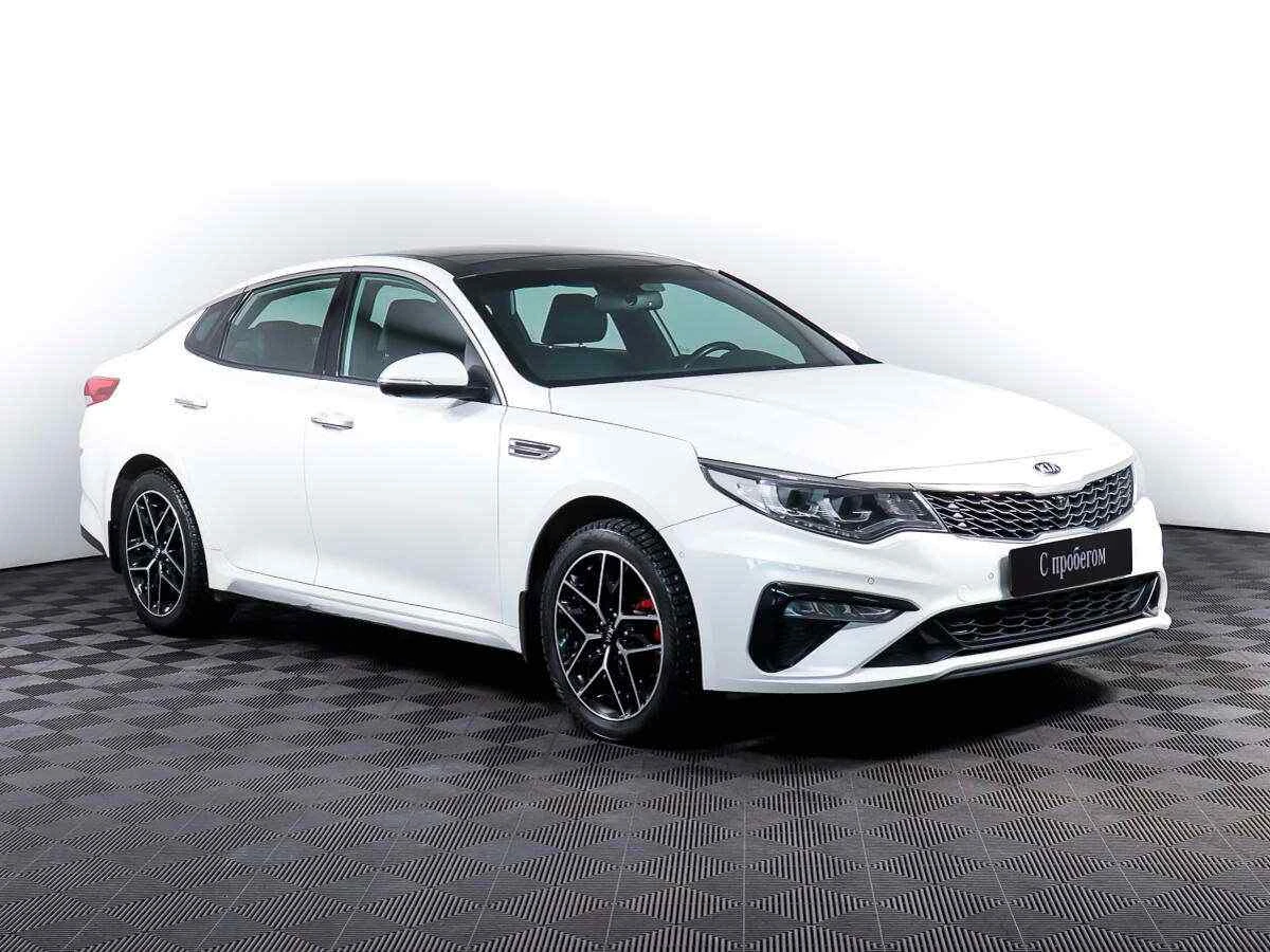 KIA Optima, Белый, 2018, Автоматическая, 188 л.с., цена от 1 555 000 руб.