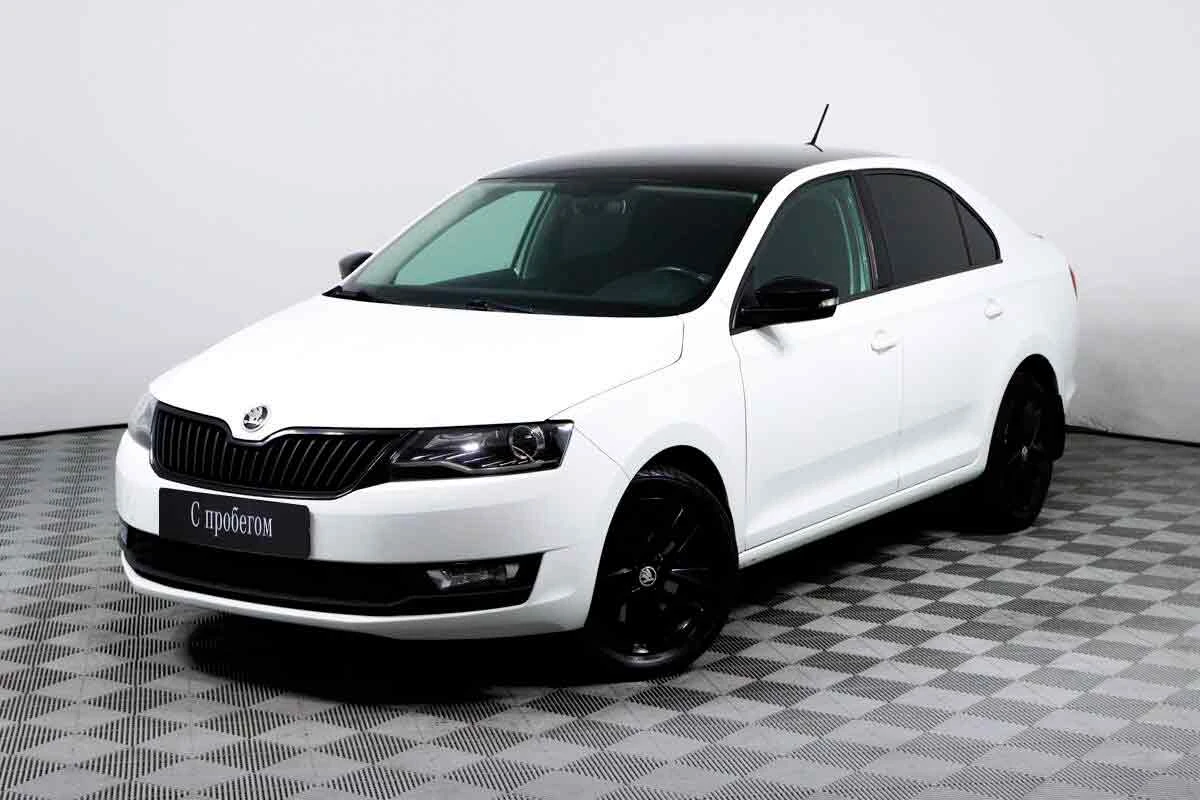SKODA RAPID, Белый, 2019, Робот, 125 л.с., цена от 996 800 руб.