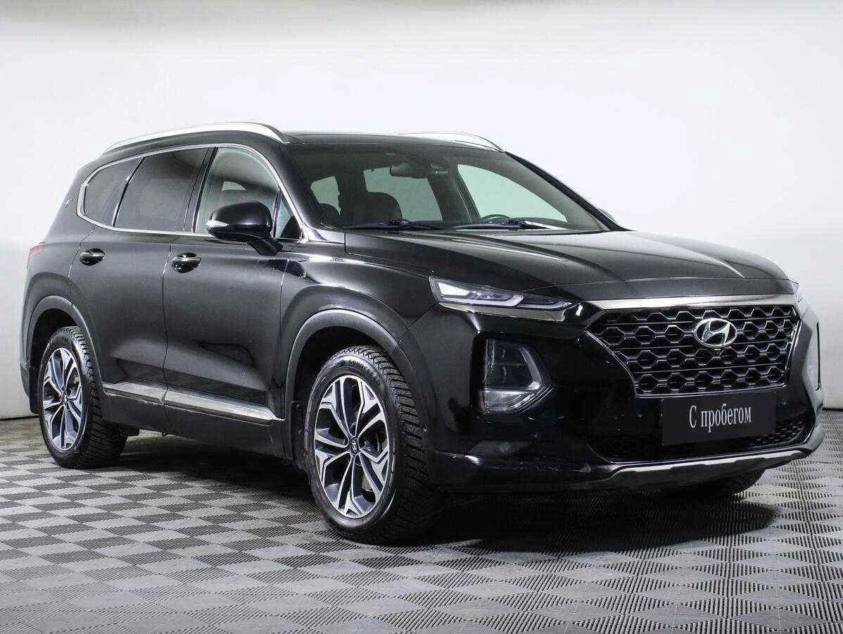 Hyundai Santa Fe, Черный, 2019, Автоматическая, 235 л.с., цена от 2 279 000 руб.