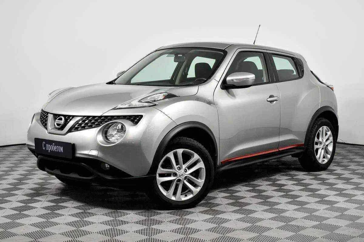 Nissan Juke, Серебряный, 2015, Вариатор, 117 л.с., цена от 933 500 руб.