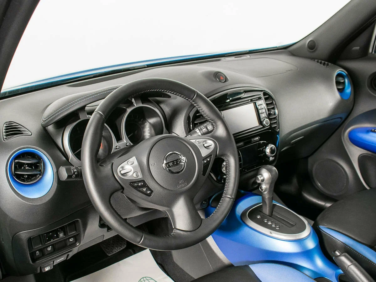 Nissan Juke, Синий, 2018, Вариатор, 117 л.с., цена от 1 388 000 руб.