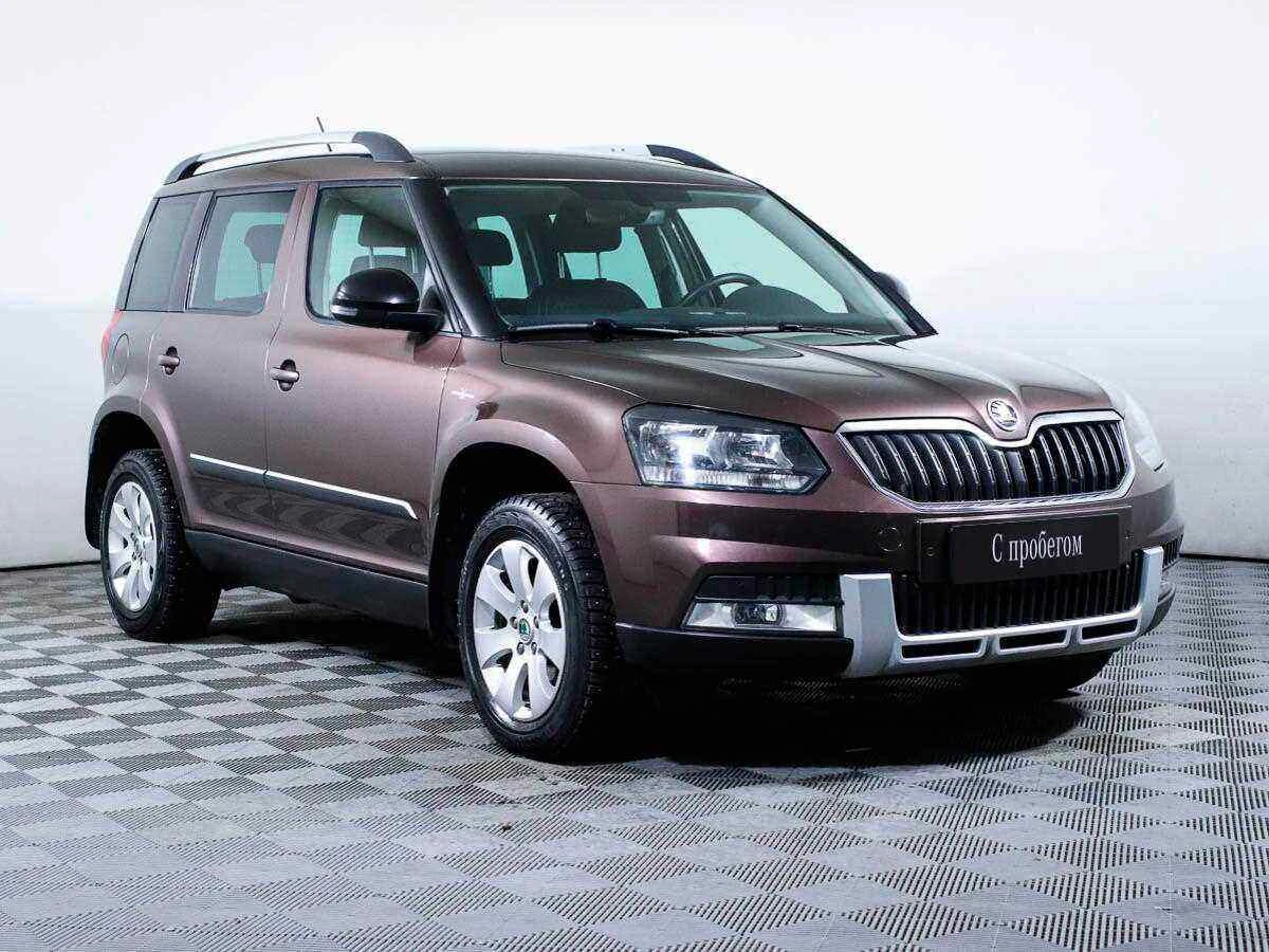 Skoda Yeti, Коричневый, 2017, Робот, 125 л.с., цена от 920 000 руб.