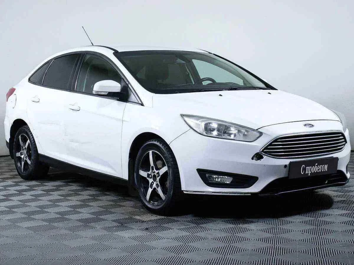 Ford Focus, Белый, 2015, Робот, 105 л.с., цена от 513 000 руб.