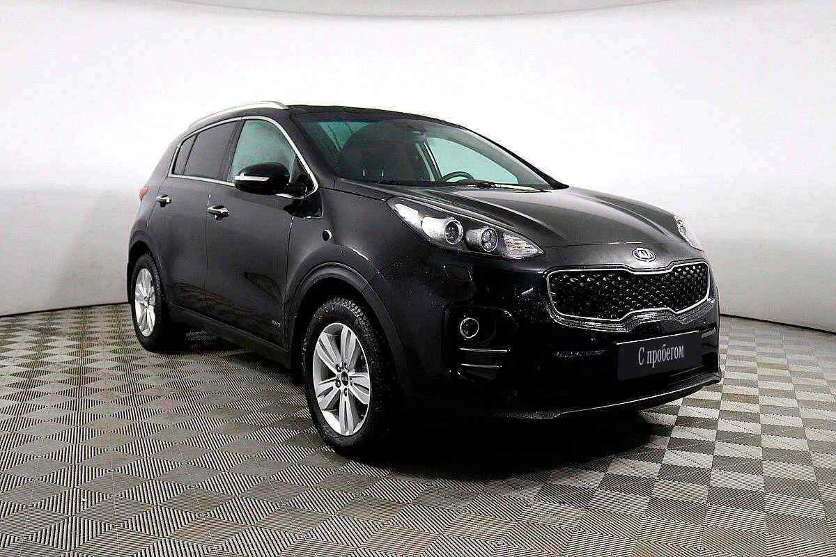KIA Sportage, Черный, 2018, Автоматическая, 150 л.с., цена от 1 357 100 руб.