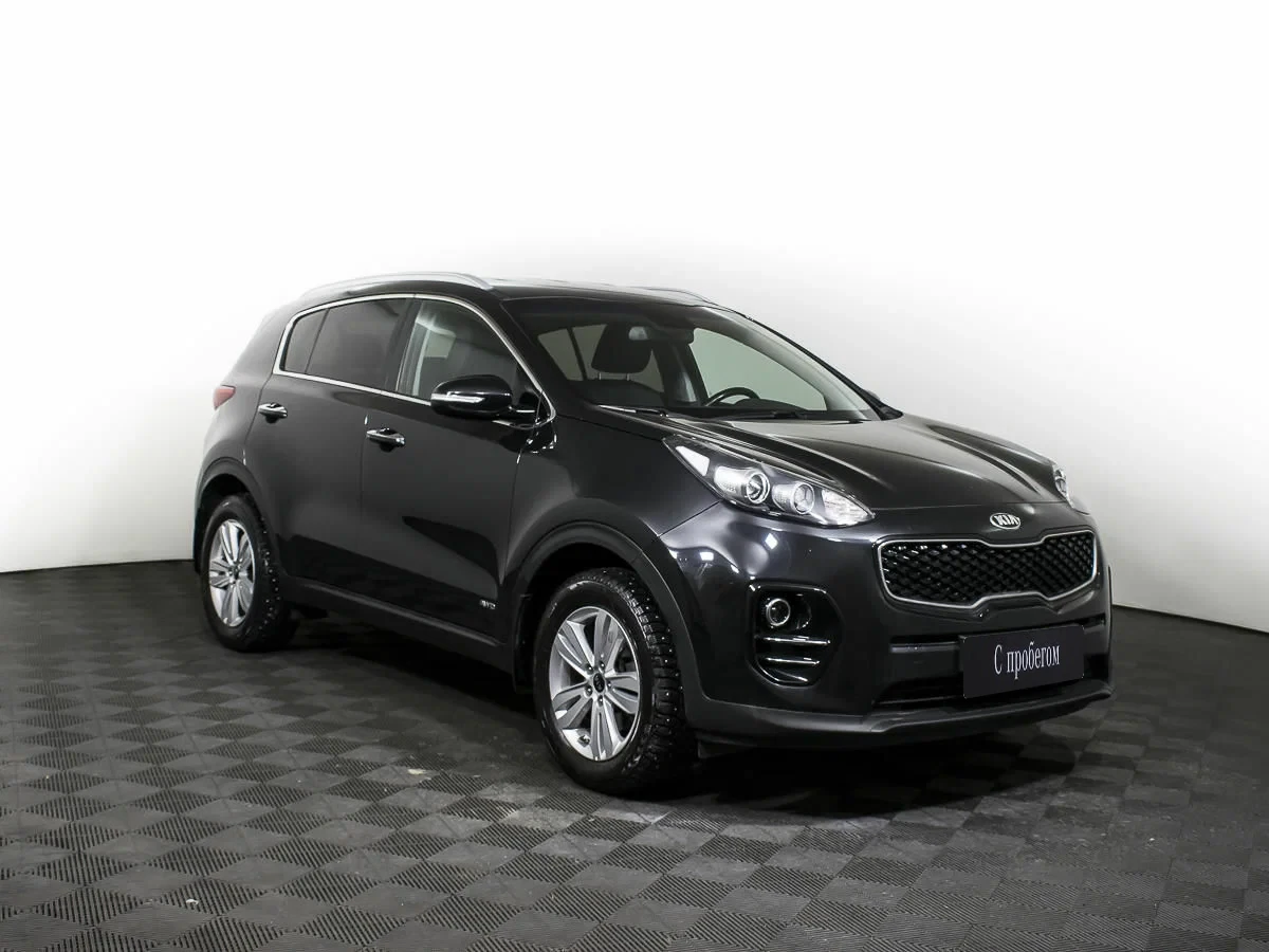 KIA Sportage, Черный, 2017, Автоматическая, 150 л.с., цена от 1 577 500 руб.