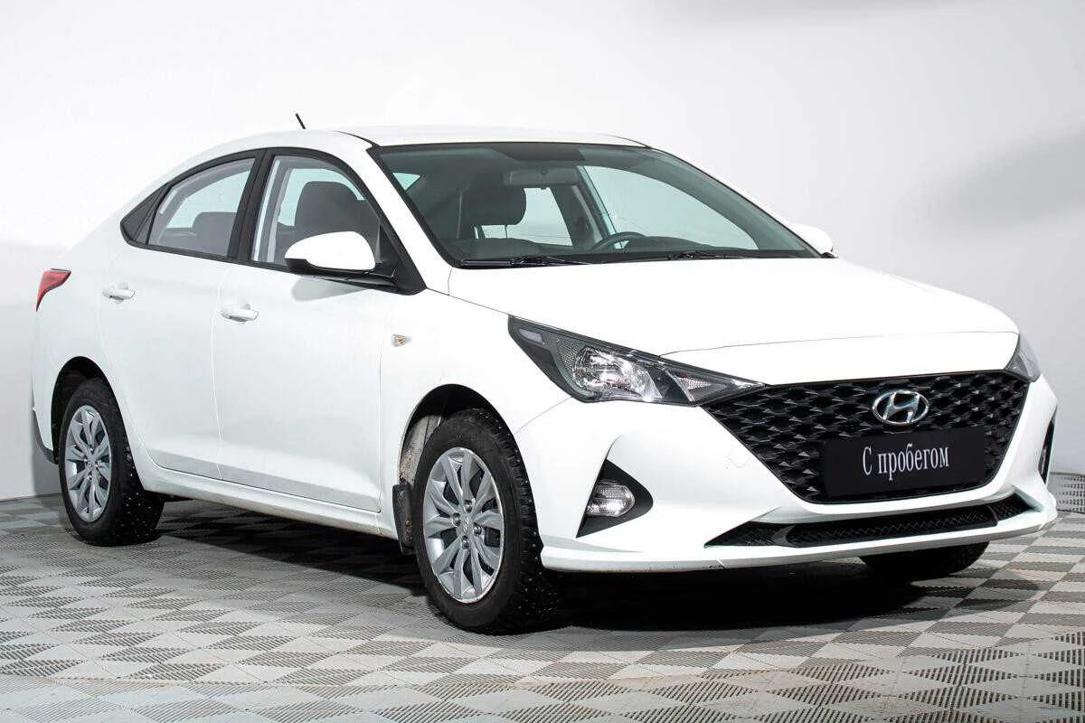 HYUNDAI SOLARIS, Белый, 2020, Автоматическая, 123 л.с., цена от 1 032 000 руб.