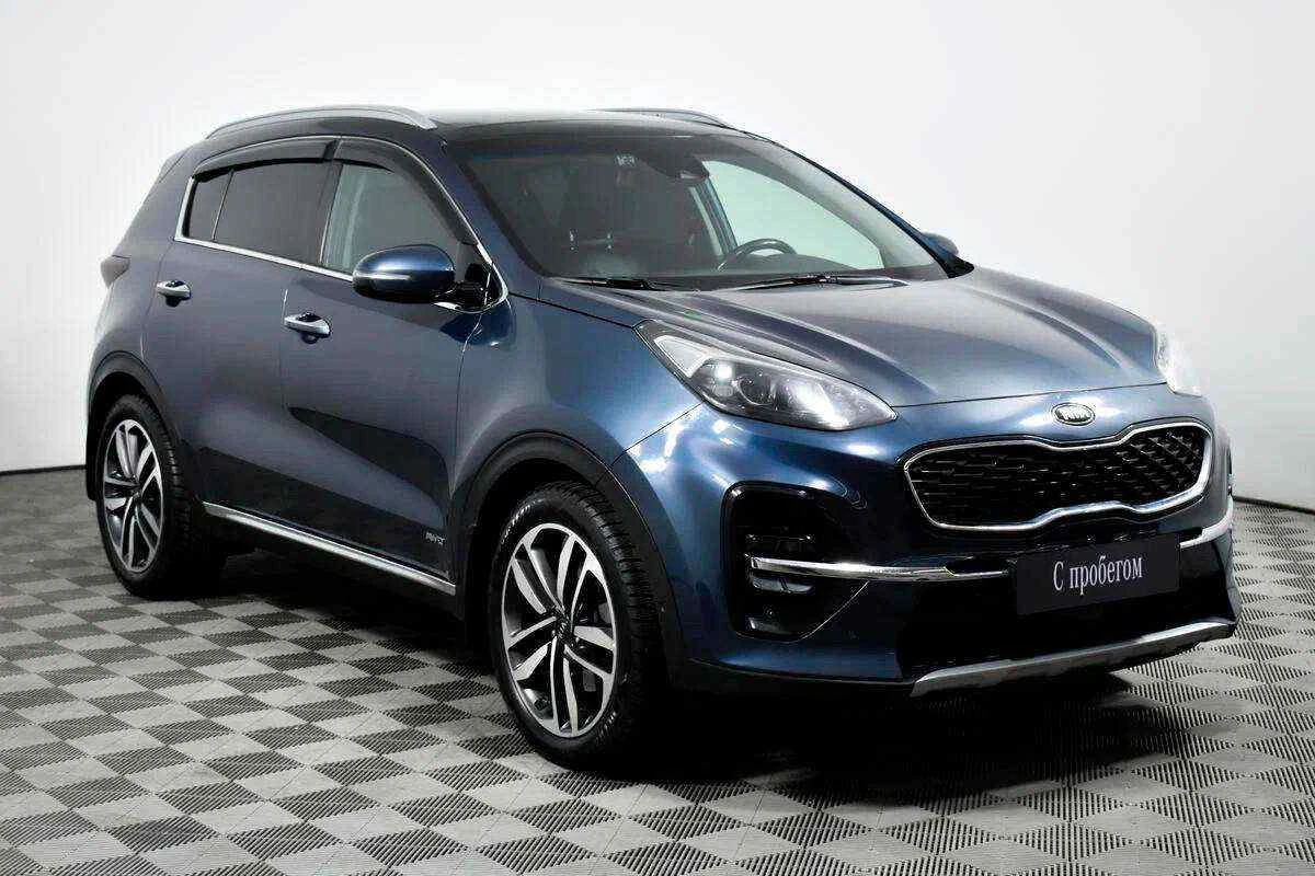 KIA Sportage, Синий, 2018, Автоматическая, 184 л.с., цена от 1 688 000 руб.