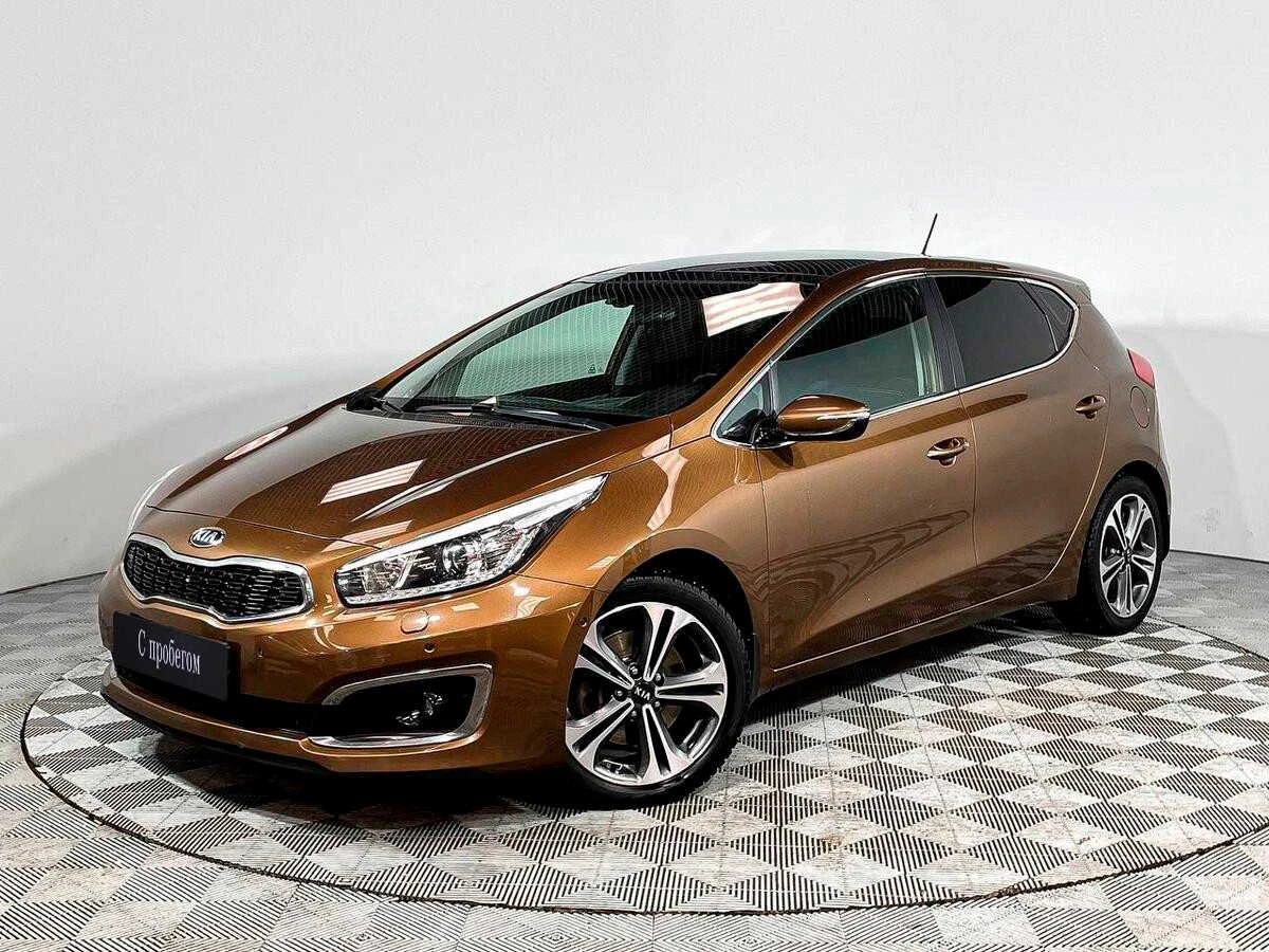 KIA CEED, Коричневый, 2016, Робот, 135 л.с., цена от 1 072 000 руб.