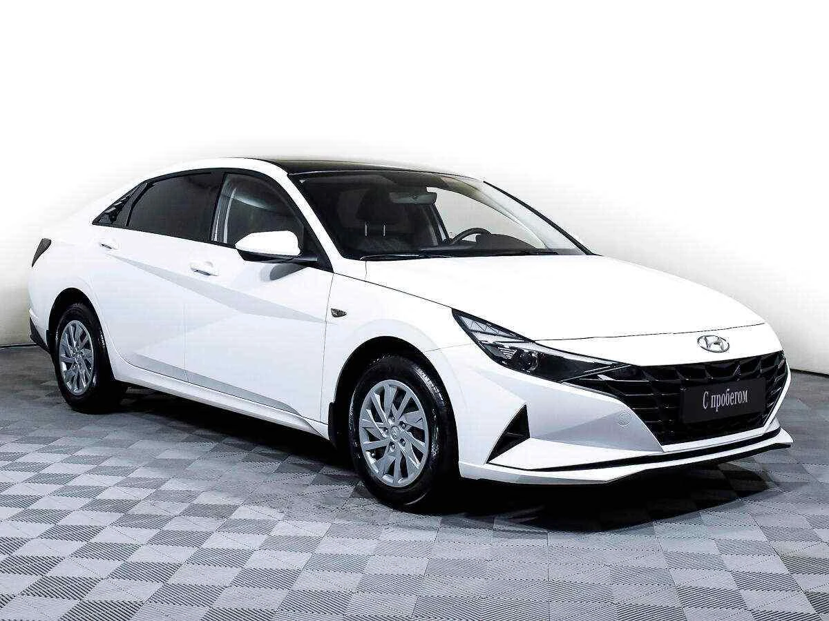 Hyundai Elantra, Белый, 2021, Автоматическая, 128 л.с., цена от 1 679 000 руб.